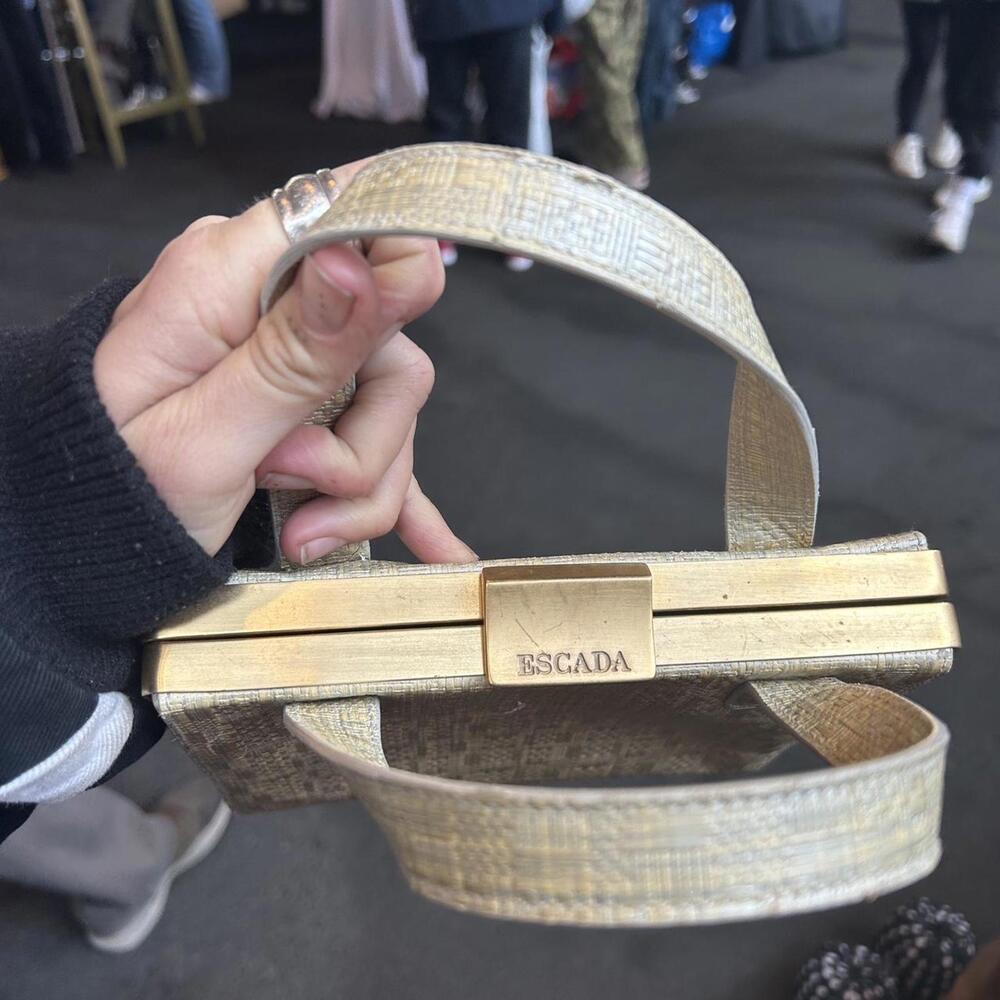 Vintage Escada square structured small handbag - image 7